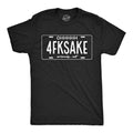 4FKSAKE License Plate Men's T Shirt