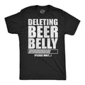 Deleting Beer Belly Please Wait Men's T Shirt