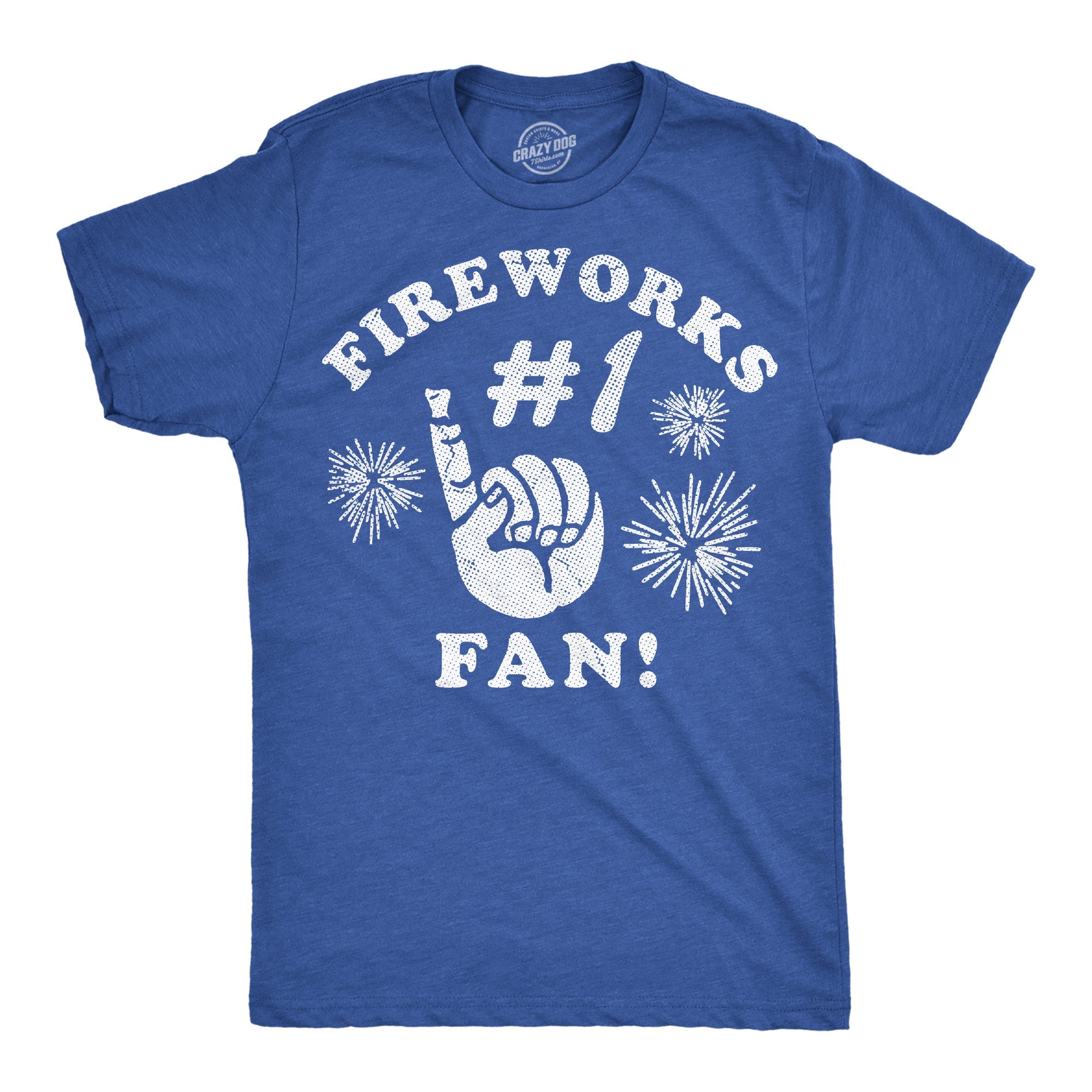 Fireworks Number 1 Fan Men's T Shirt