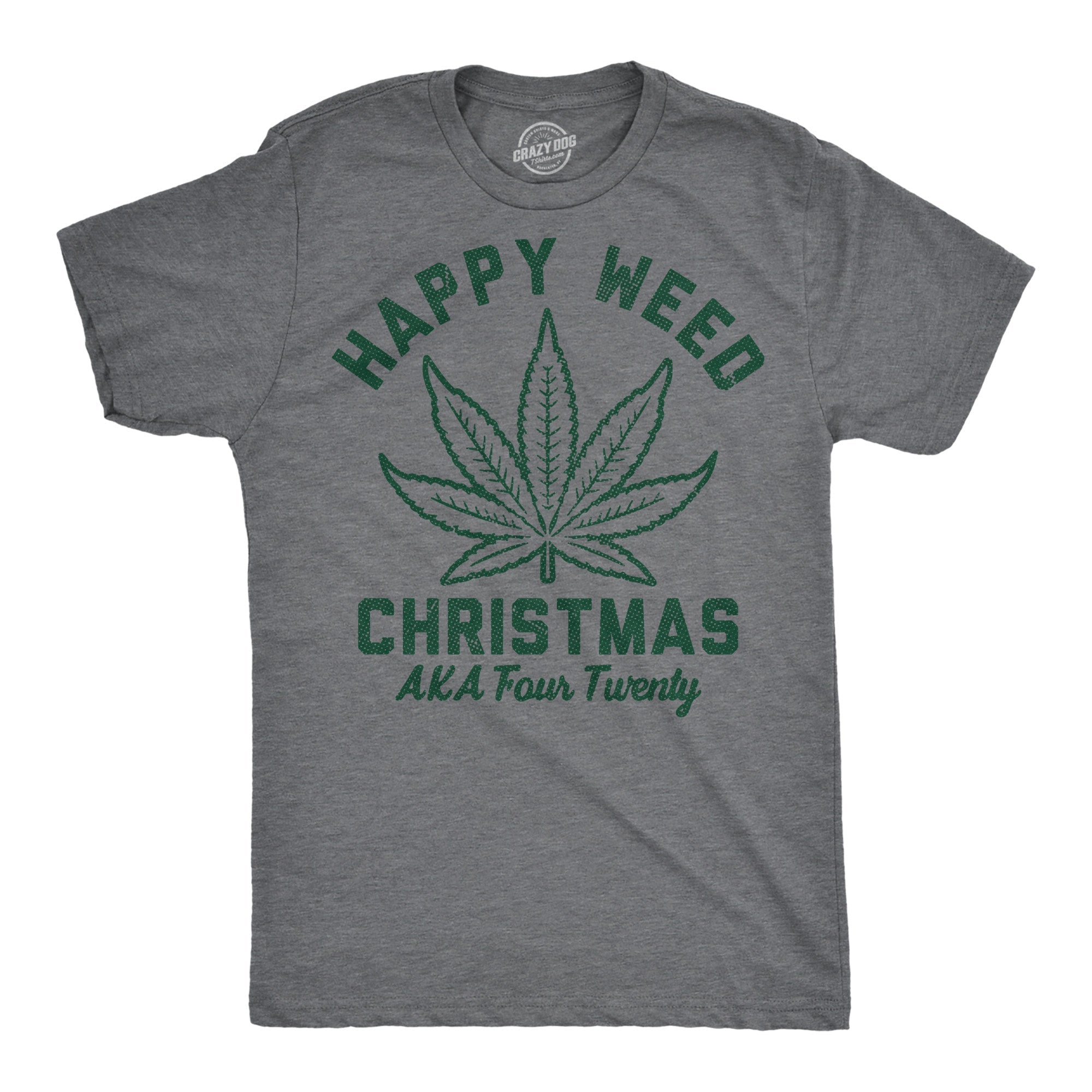 Happy Weed Christmas Men's T Shirt