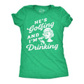 Hes Golfing And Im Drinking Women's T Shirt
