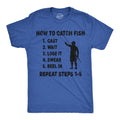 How To Catch Fish Checklist Men's T Shirt