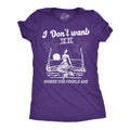 I Dont Want To Be Where The People Are Women's T Shirt