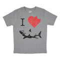 I Love Sharks Youth T Shirt