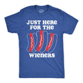 Just Here For The Wieners Men's T Shirt