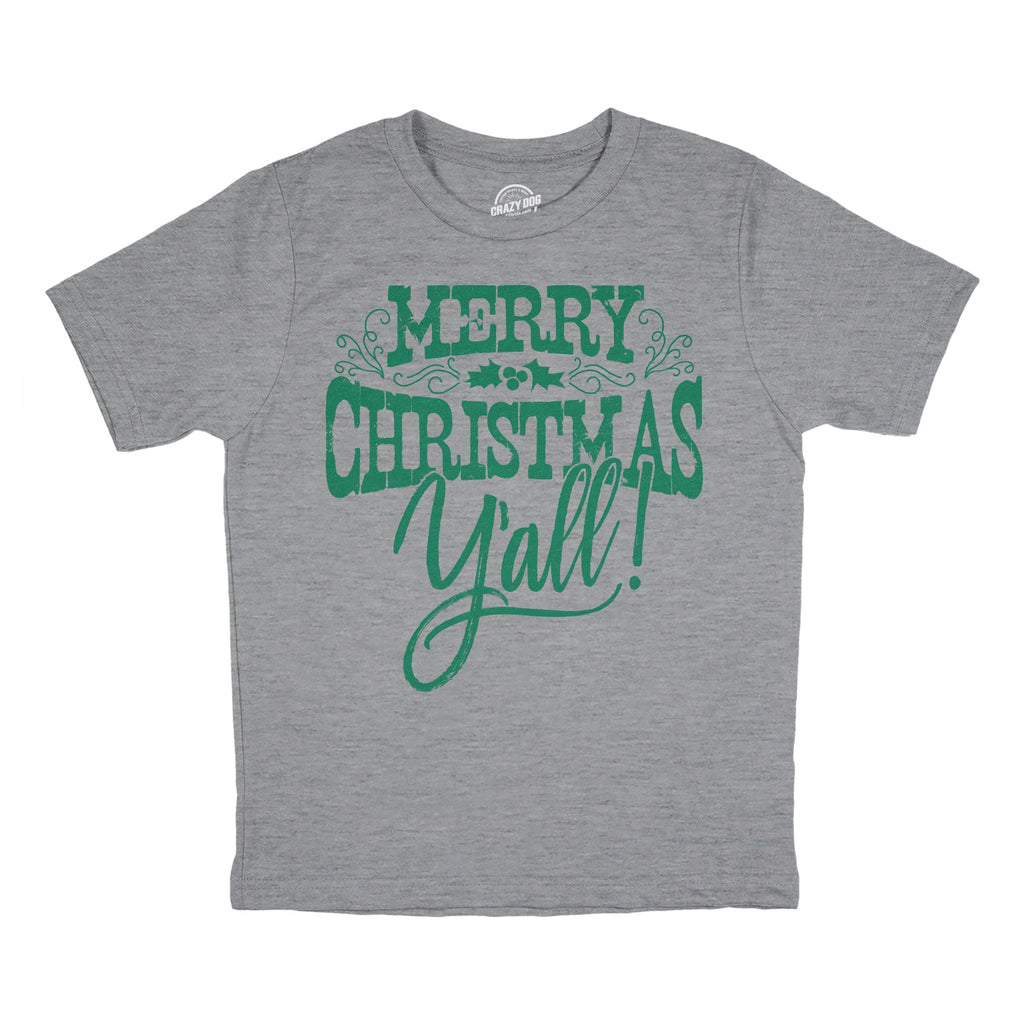 Merry Christmas Yall Youth T Shirt