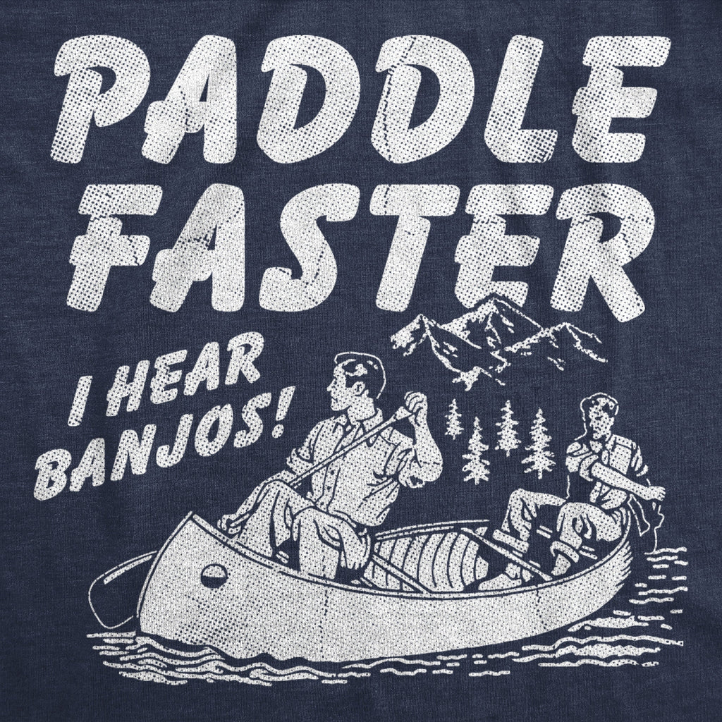 Paddle Faster Men's T Shirt