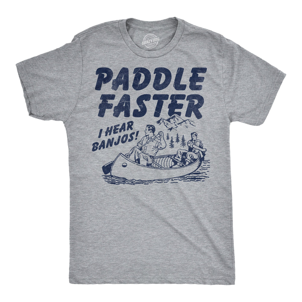 Paddle Faster Men's T Shirt