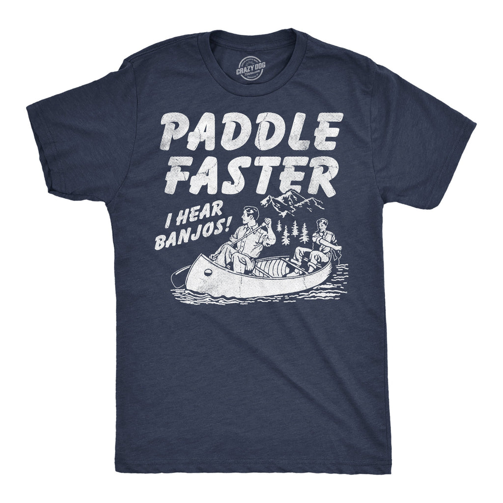 Paddle Faster Men's T Shirt