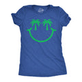 Palm Tree Eyes Smile Women's T Shirt