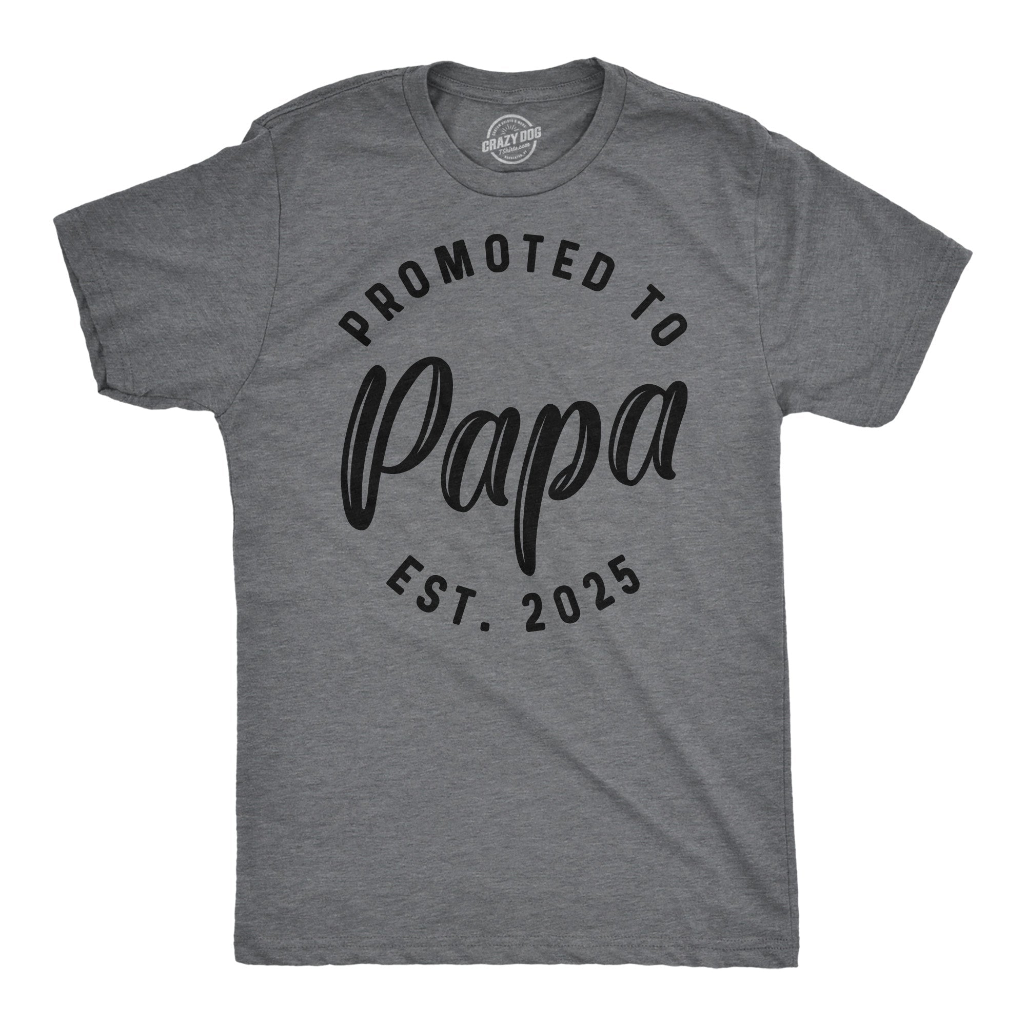Promoted To Papa 2025 Men's T Shirt