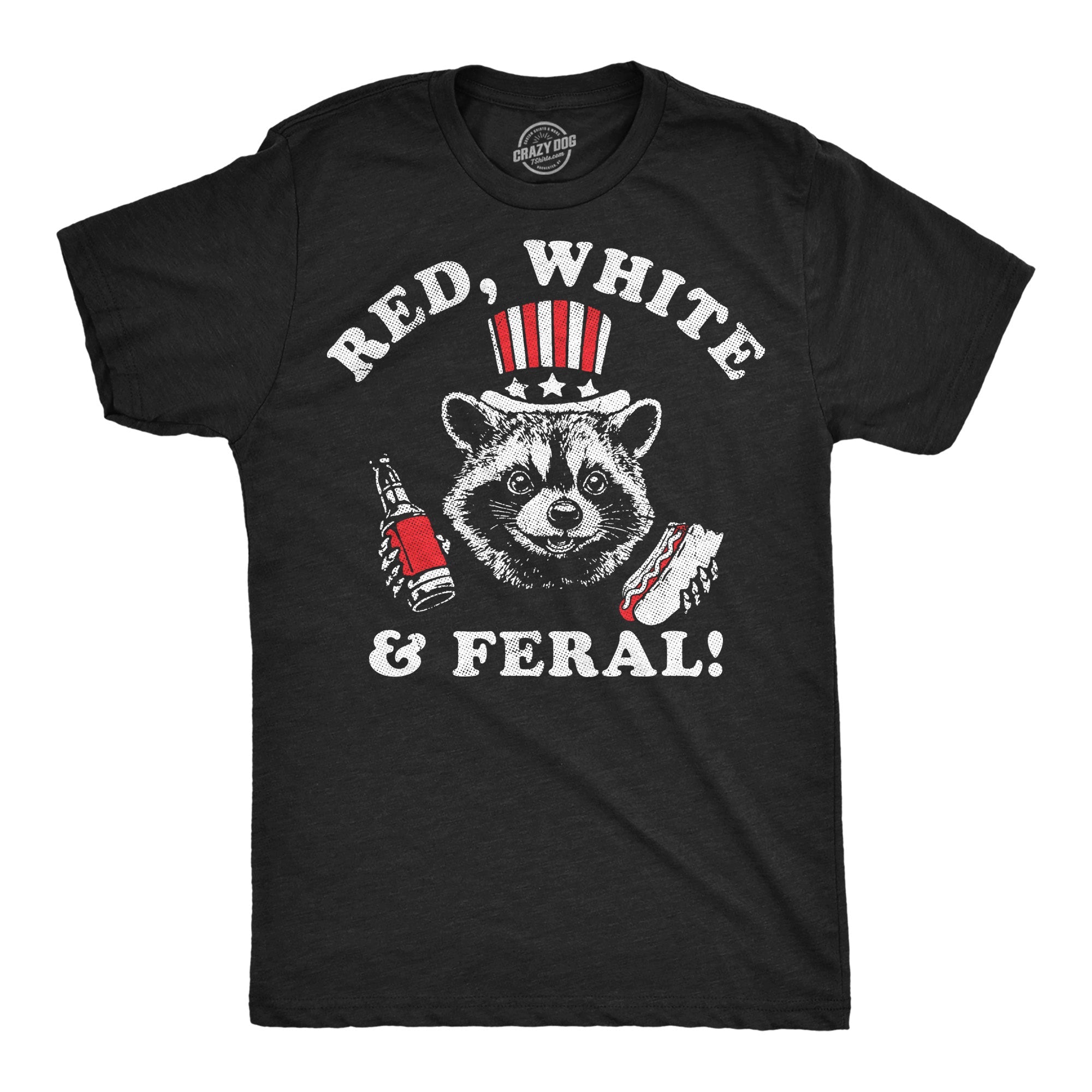 Red White And Feral Men's T Shirt