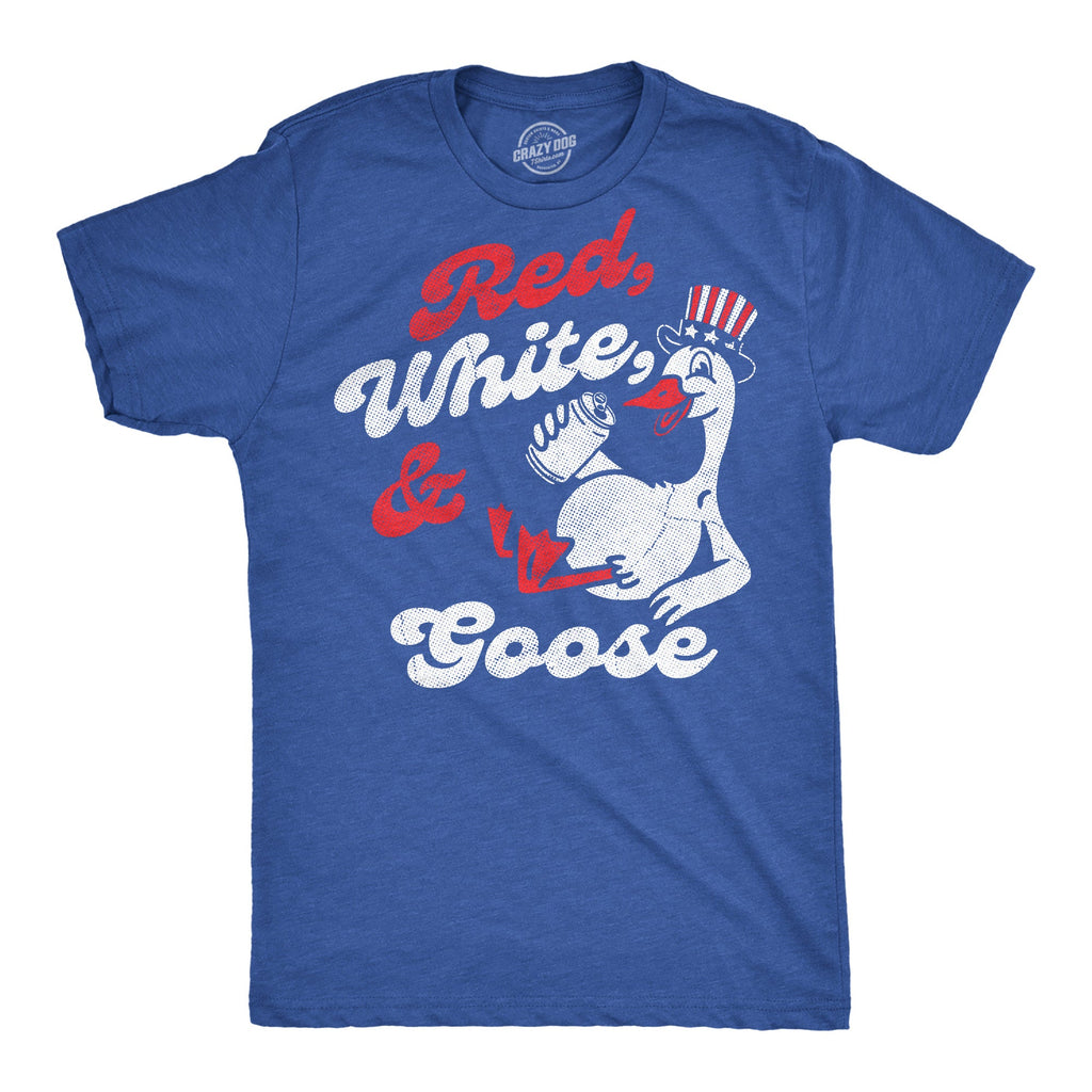 Red White And Goose Men's T Shirt