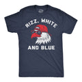 Rizz White And Blue Men's T Shirt
