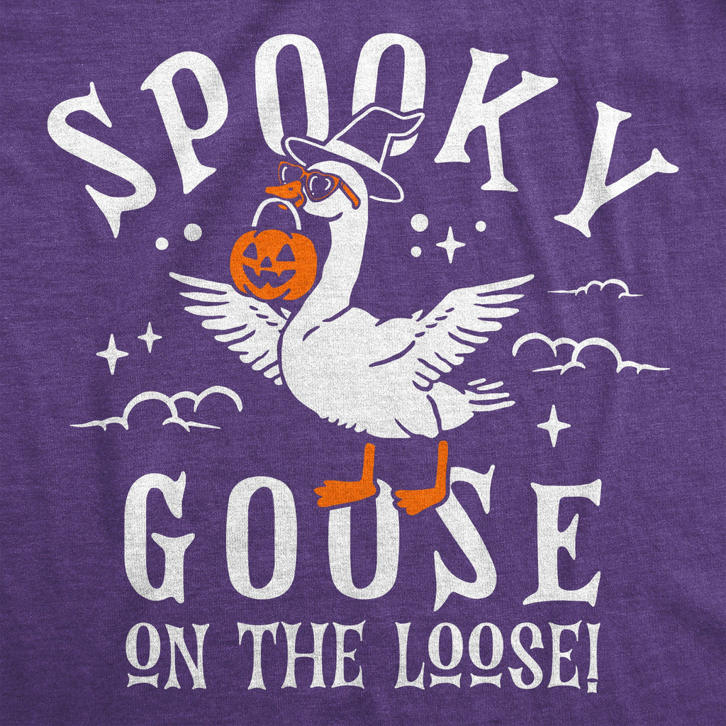 Spooky Goose On The Loose Women's T Shirt