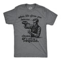 When Life Gives You Lemons Chase It With Tequila Men's T Shirt