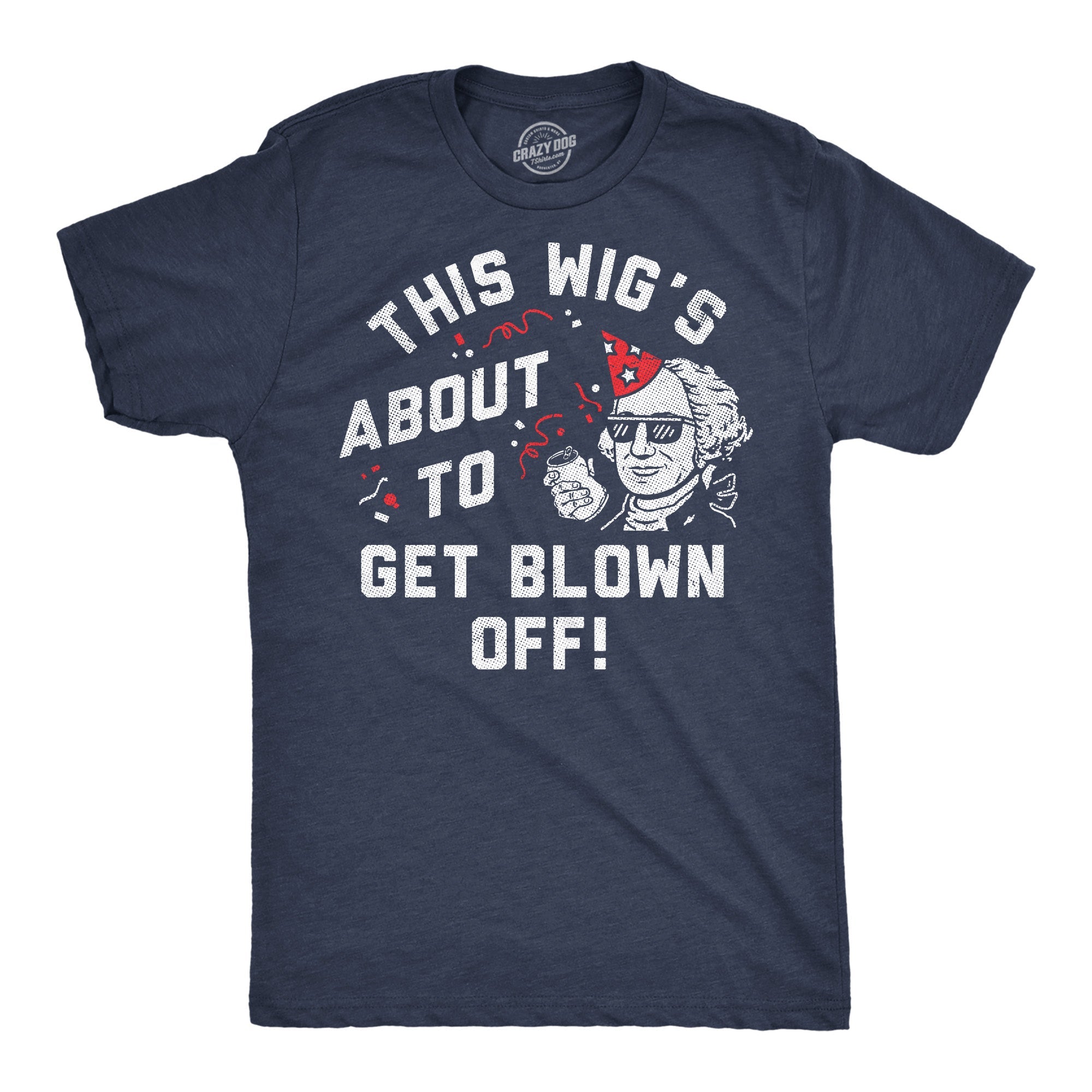 This Wigs About To Get Blown Off Men's T Shirt