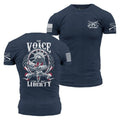 The Voice Of Liberty T-Shirt - Midnight Navy