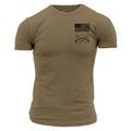 Basic Stacked Logo T-Shirt - Combat Green