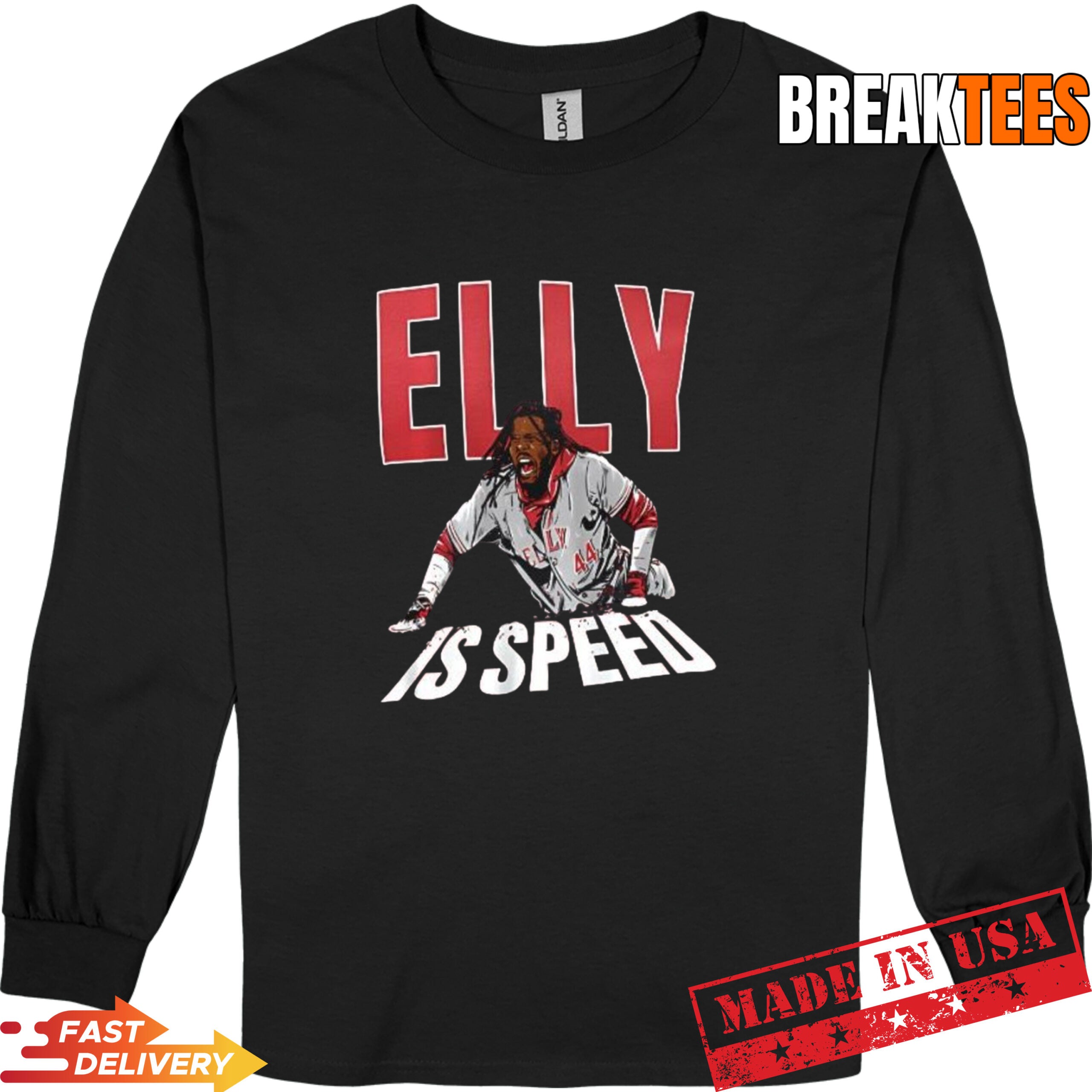 Elly De La Cruz Cincinnati Reds MLB Elly is speed T-Shirt