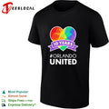10 Years Orlando United Heart Rainbow Support shirt