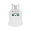 This Shirt Is 100% Organic - 65% Baby Seal 25% Panda 10% Manatee - Women’s Racerback Tank