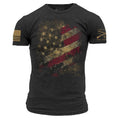 CFP Worn Flag Men's Tee - Charcoal