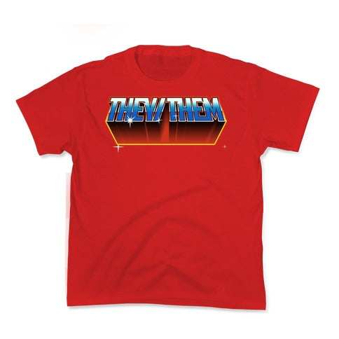 They/Them And The Masters Of The Universe Kid's Tee