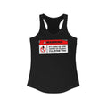 Warning - If I Wake Up With Marker On My Face I'll Stab You - Women’s Racerback Tank