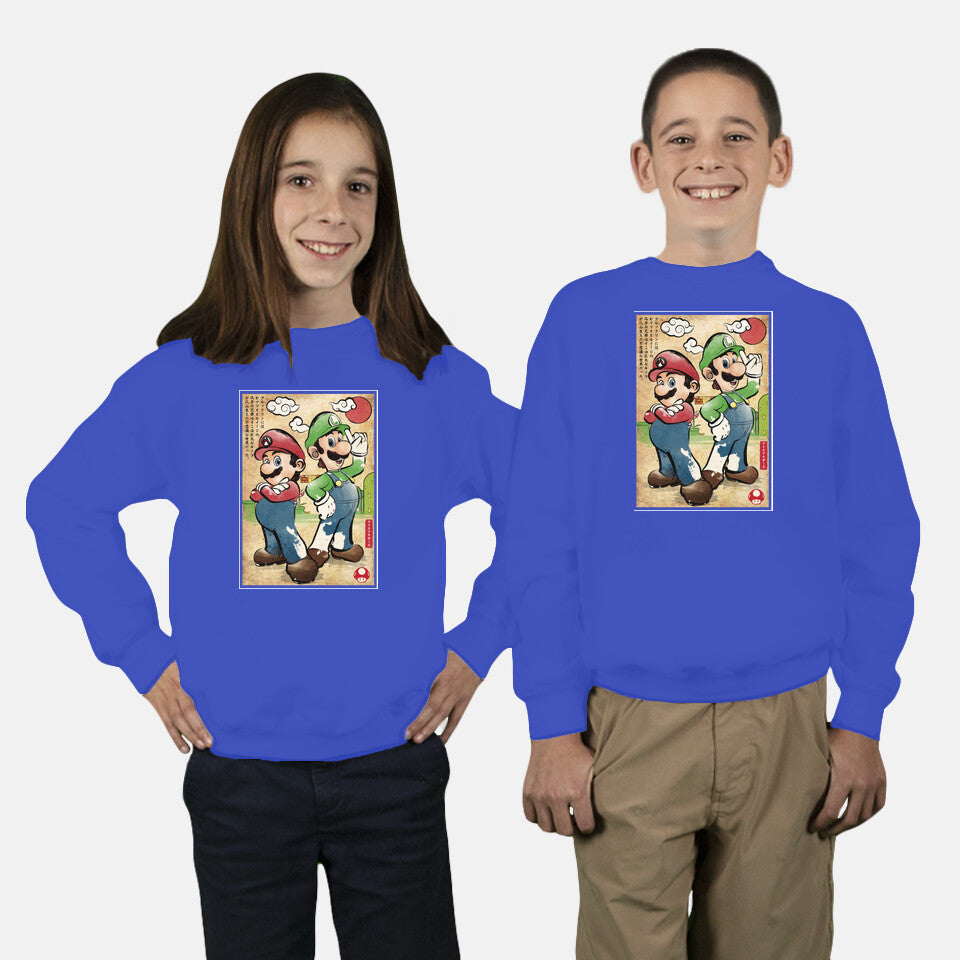 Super Plumber Bros Woodblock