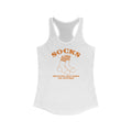 Socks - Preventing Shoe Babies For Centuries  - Women’s Racerback Tank