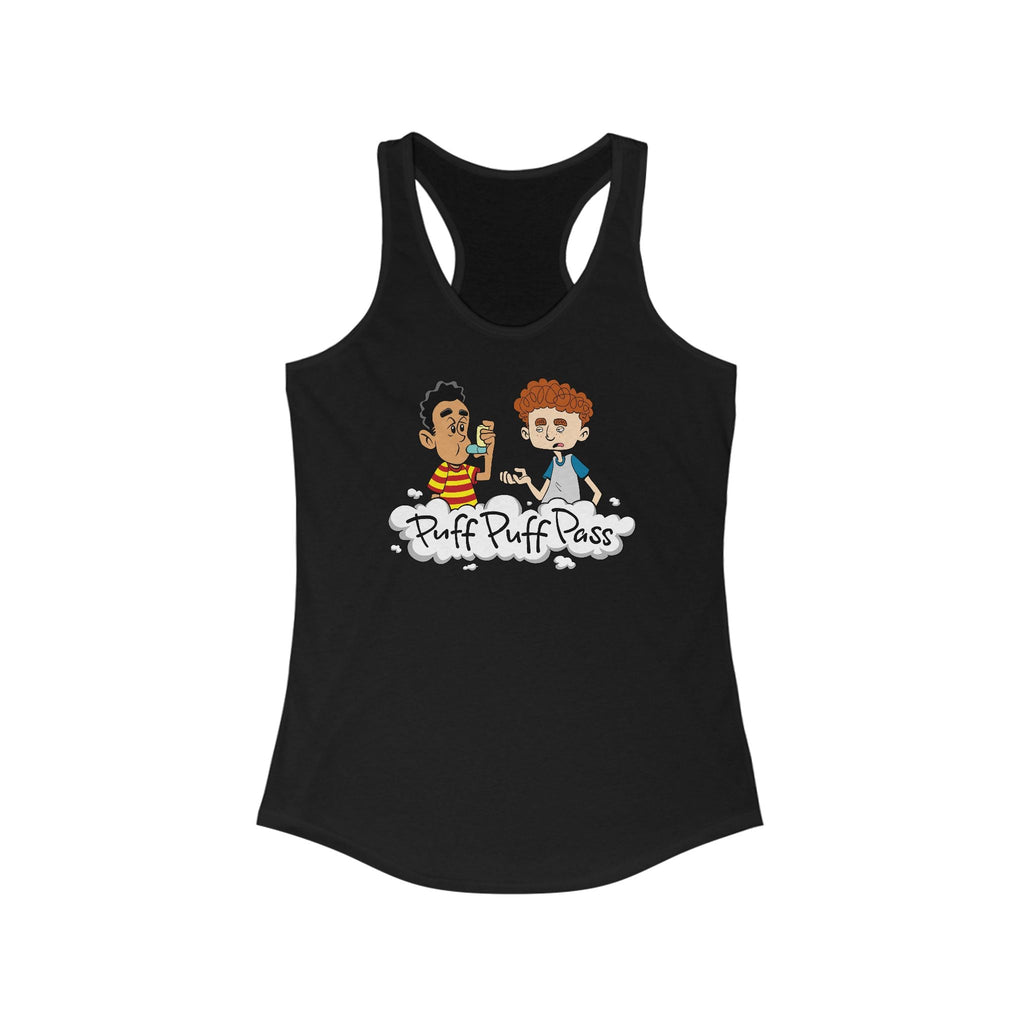 Puff Puff Pass (Inhaler) - Women’s Racerback Tank