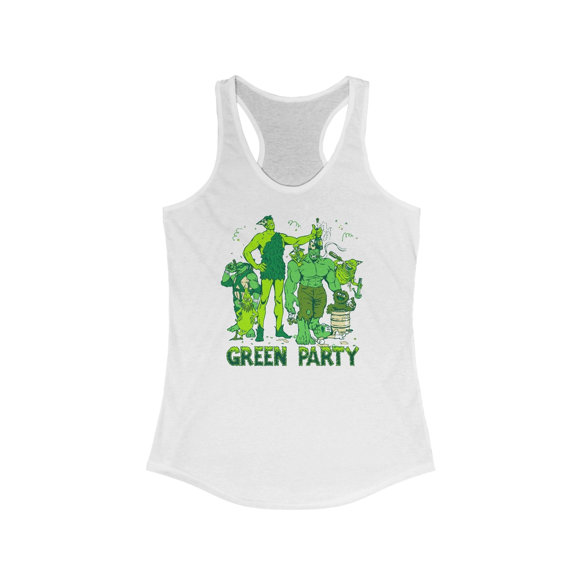 Green Party - Women's Racerback Tank