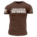 I Would Rather T-Shirt - Heather Brown