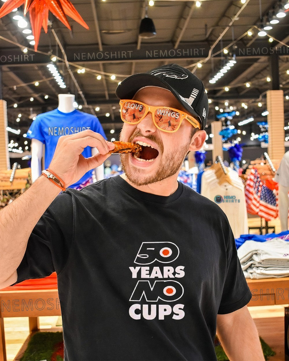 50 years no cups Philadelphia Flyers shirt