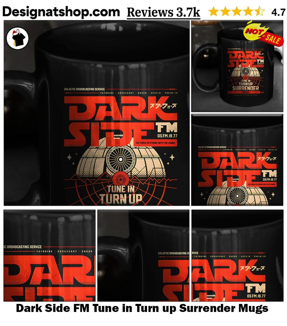 Dark Side FM Tune in Turn up Surrender shirt