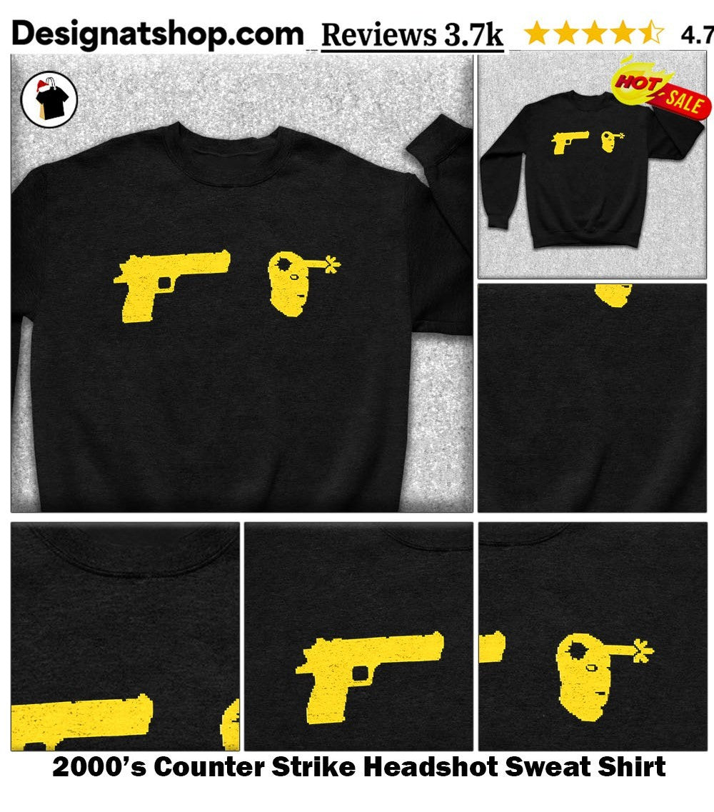 2000’s Counter Strike Headshot shirt