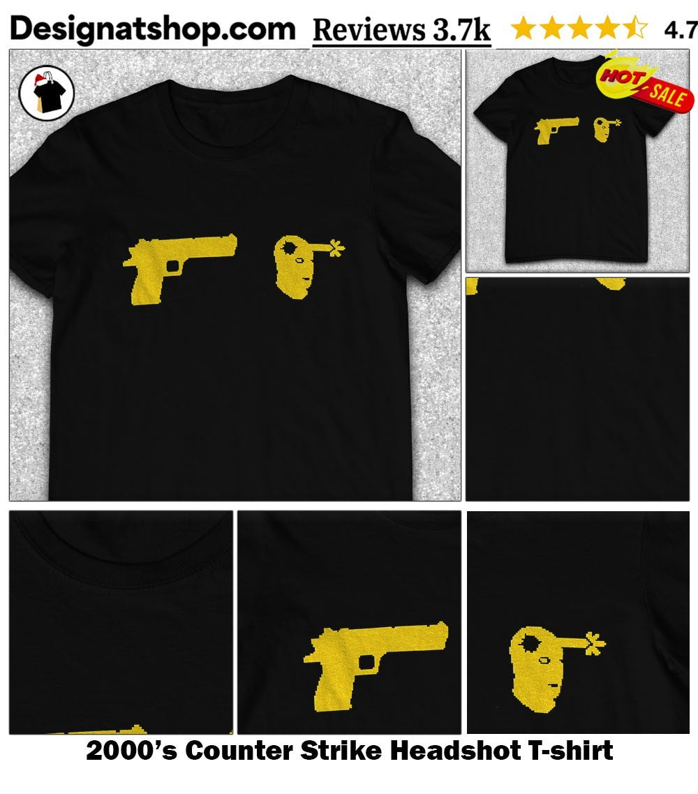 2000’s Counter Strike Headshot shirt