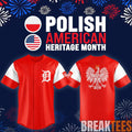 2025 Detroit Tigers Polish American Heritage Baseball Jersey