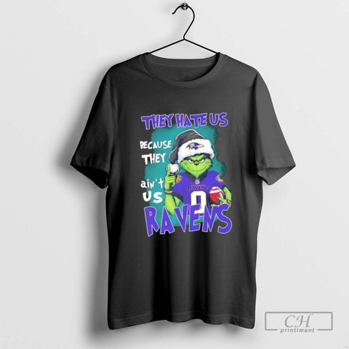 2025 Grinch They Hate Us Because They Aint Us Baltimore Ravens Football