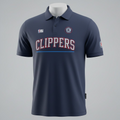 NBA LA Clippers Polo Shirt – Men’s Navy Blue Official Fan Apparel
