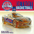 Detroit Pistons Supercar Whiskey Bottle – NBA Collectible Glass Sports Car Liquor Decanter