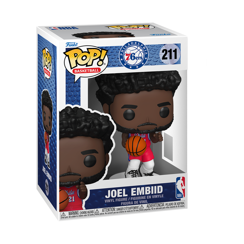 Joel Embiid Funko Pop Figure – Philadelphia 76ers Pop! Basketball Vinyl Figure #211