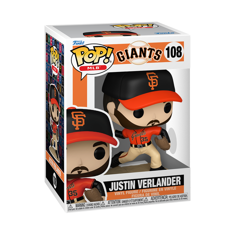 Justin Verlander San Francisco Giants Funko Pop – MLB No. 108 Vinyl Figure