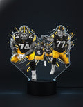 Iowa Hawkeyes Football 3D Lamp – Custom Acrylic LED Night Light, NCAA Fan Gift