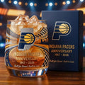Indiana Pacers Anniversary Whiskey Glass – NBA Gift Set