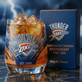 Oklahoma City Thunder Whiskey Glass – NBA Gift Set