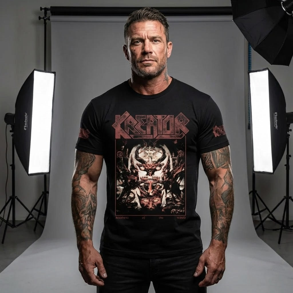 Kreator Krushers Of The World Tour T-Shirt – 2026 UK and Europe Concert