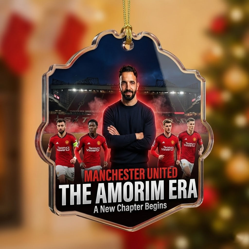 Manchester United The Amorim Era Ornament – Custom Shaped Decoration