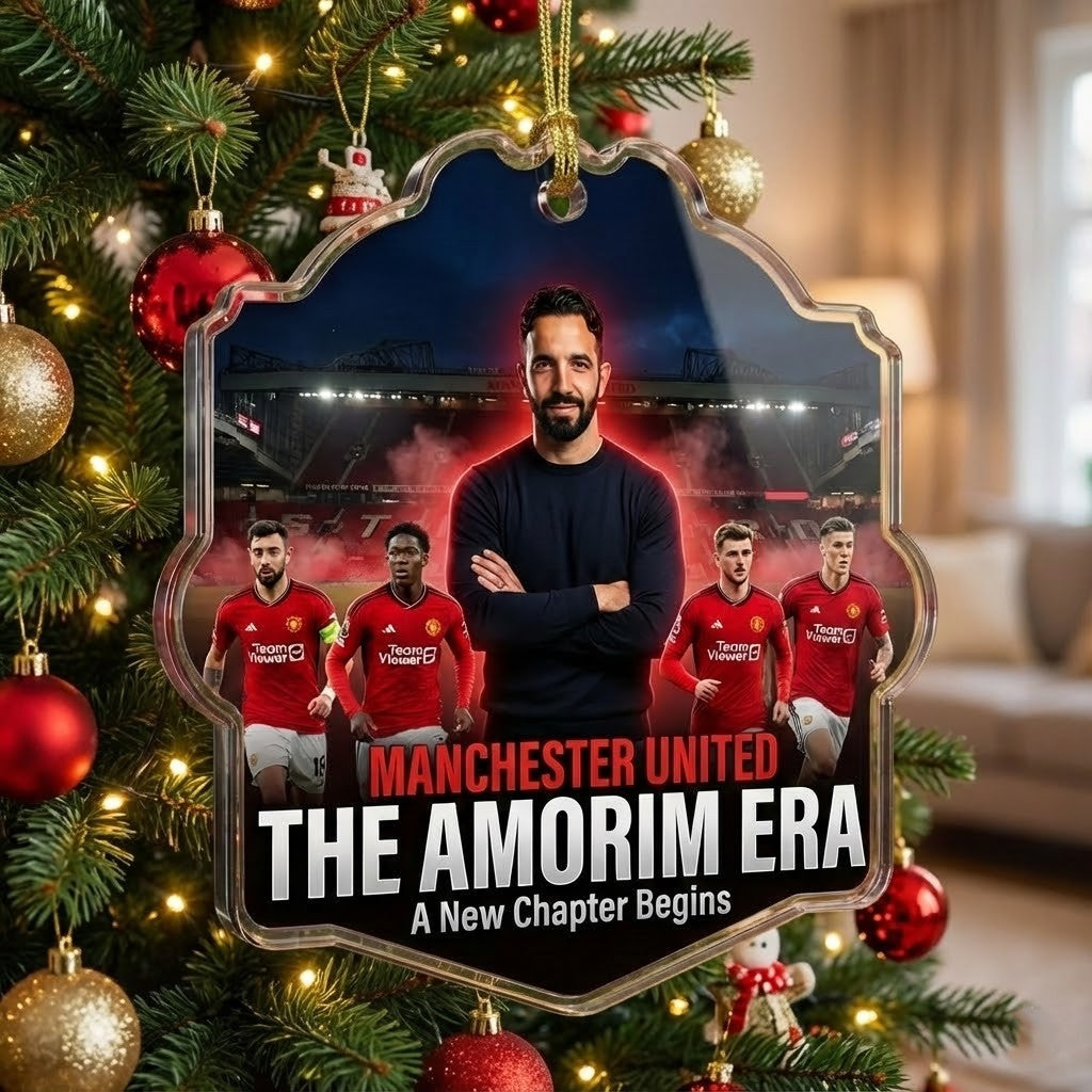 Manchester United The Amorim Era Ornament – Custom Shaped Decoration